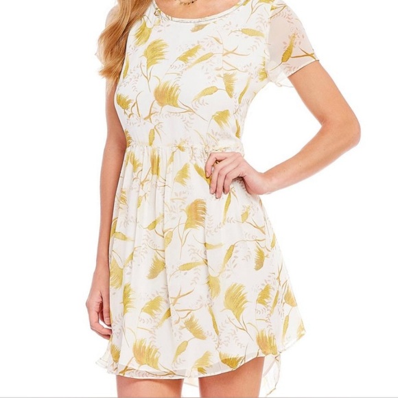 NWT 100% silk  Sundress with Flutter Cap Sleeves - Picture 1 of 5